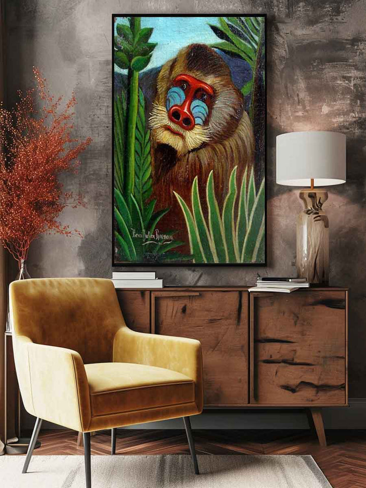 Mandrill in the Jungle