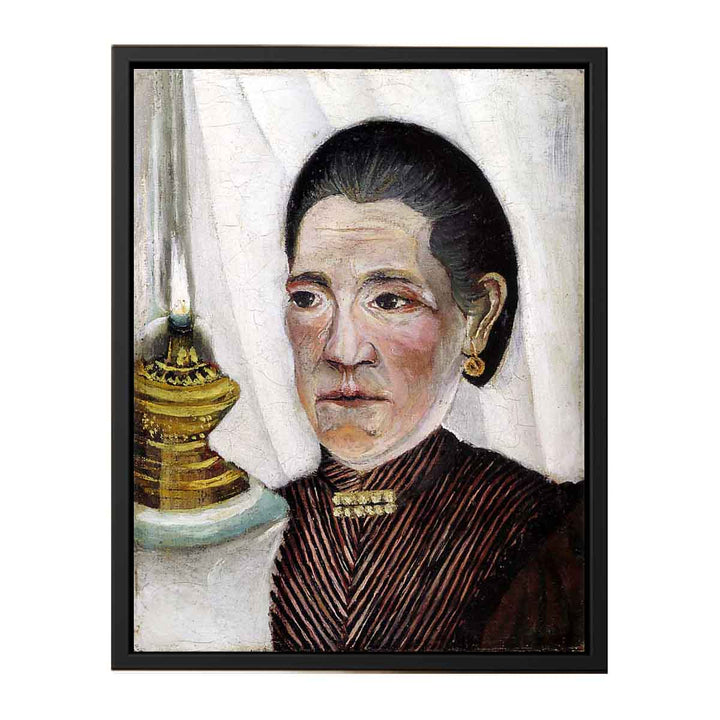 Portrait Of The Artist's Second Wife With A Lamp