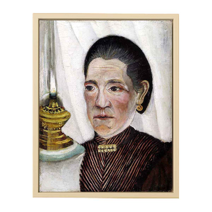 Portrait Of The Artist's Second Wife With A Lamp