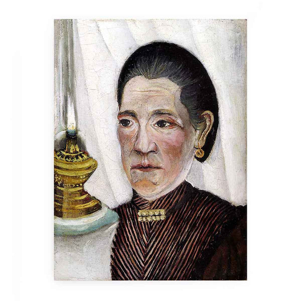 Portrait Of The Artist's Second Wife With A Lamp