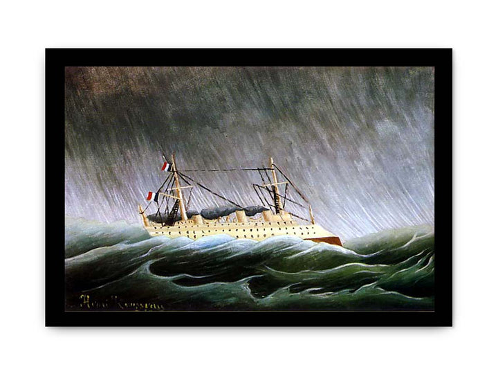 Boat in a Storm