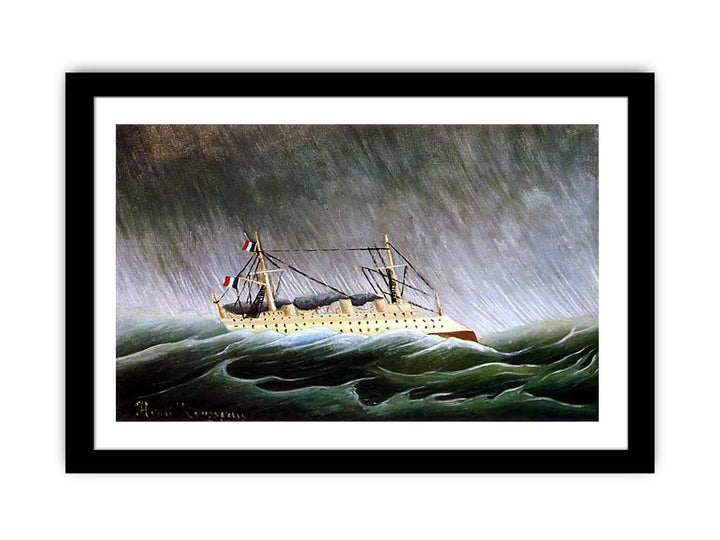 Boat in a Storm