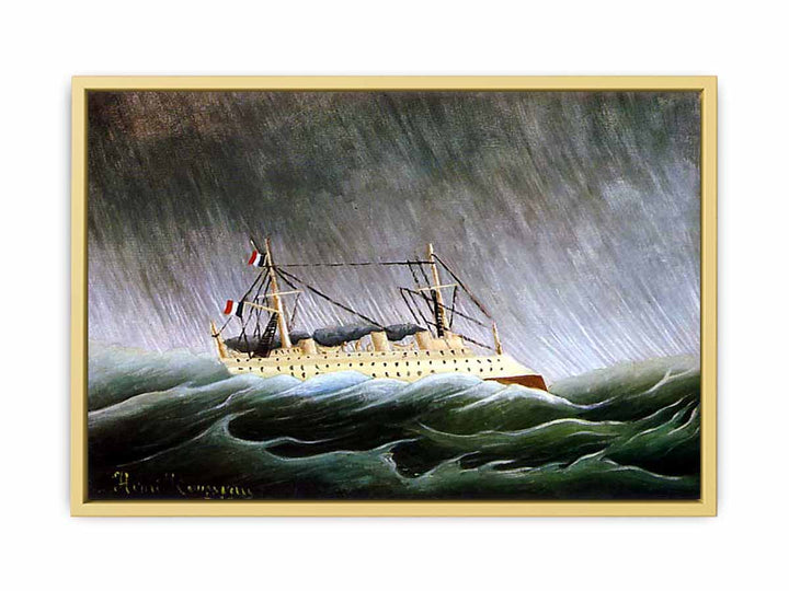 Boat in a Storm