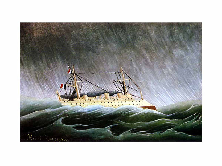 Boat in a Storm