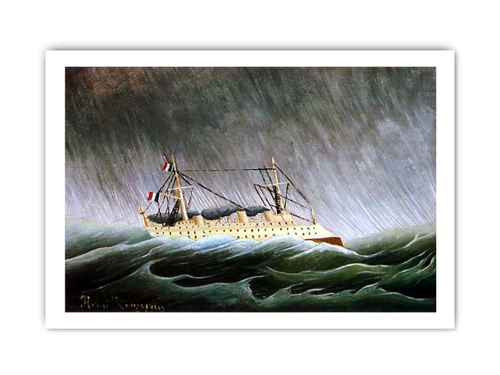 The Boat In The Storm