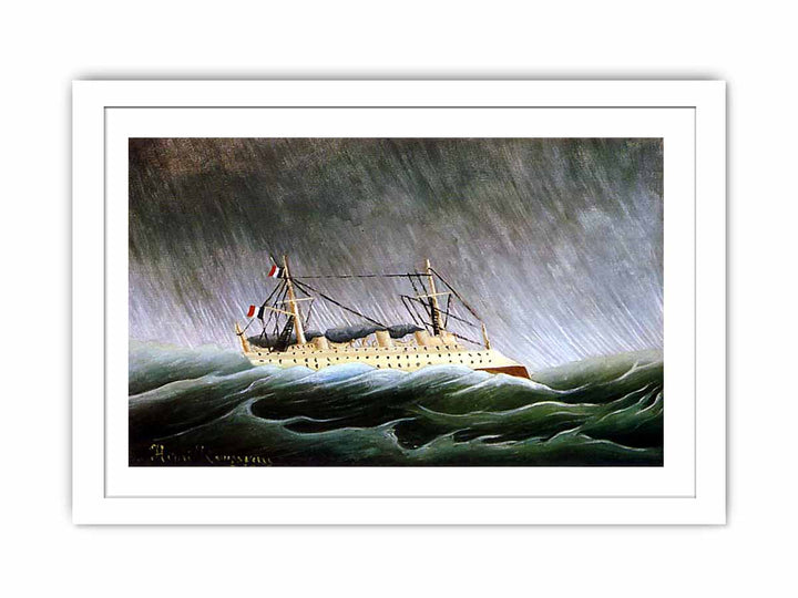 The Boat In The Storm