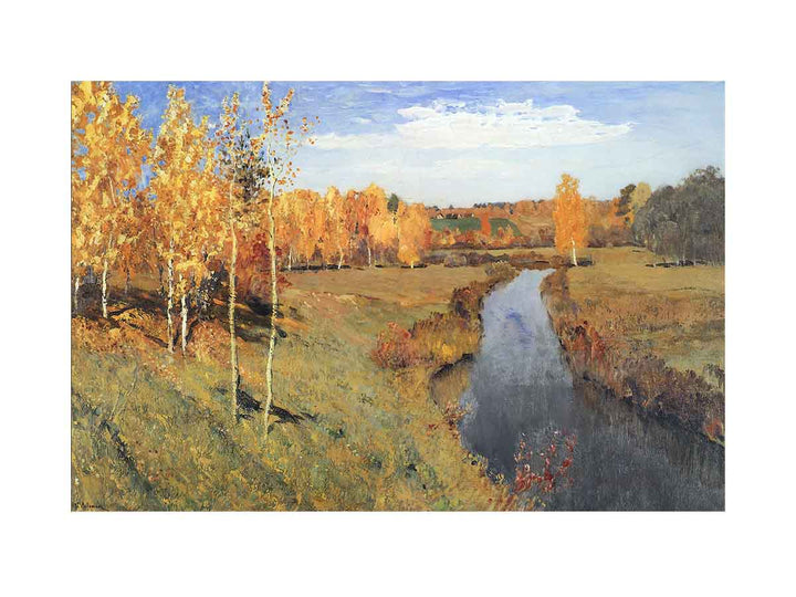 Golden autumn. Slobodka