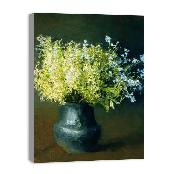 "Wild violets and Forget-me-not", painting by Isaac Levitan