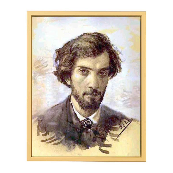 Self-portrait of Isaac Levitan from 1880