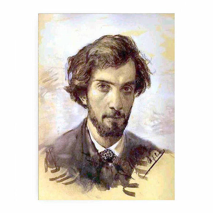 Self-portrait of Isaac Levitan from 1880