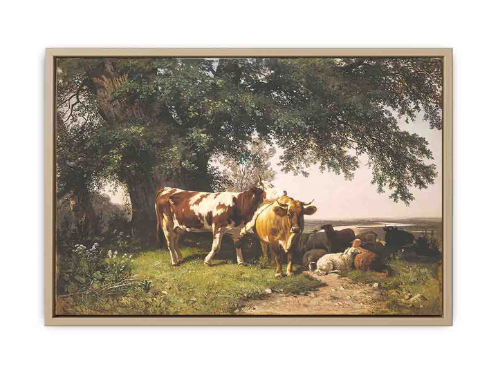 Herd under the Trees