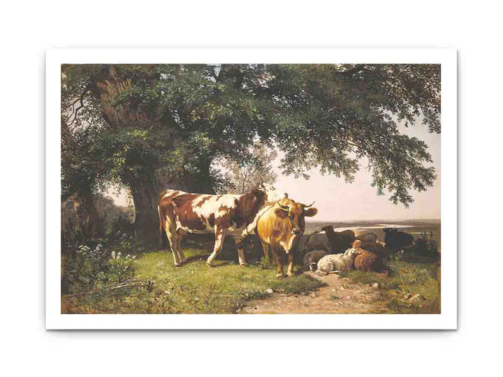 Herd under the Trees