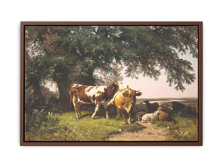 Herd under the Trees