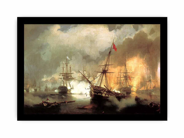 Sea battle at Navarino on October 20 1827