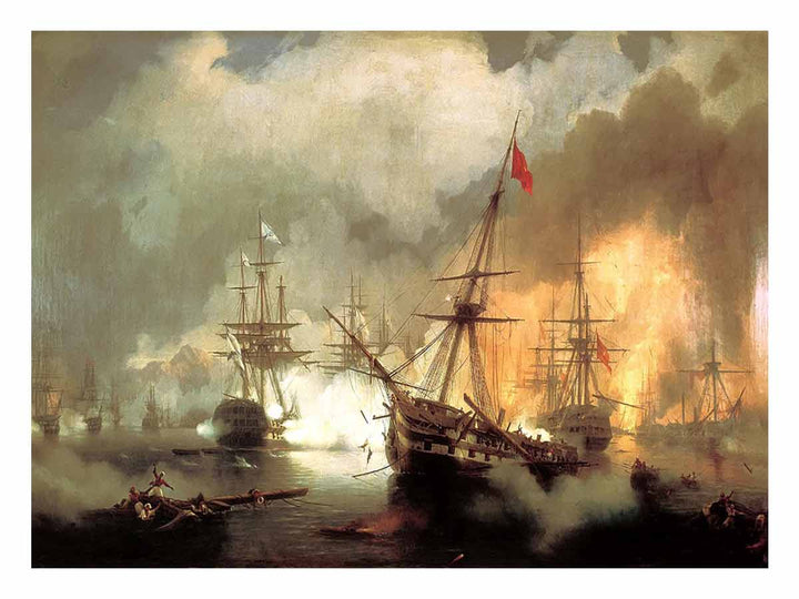 Sea battle at Navarino on October 20 1827