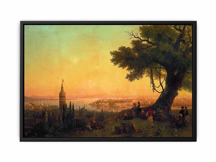 View of Constantinople by evening light