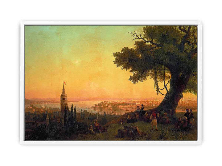 View of Constantinople by evening light