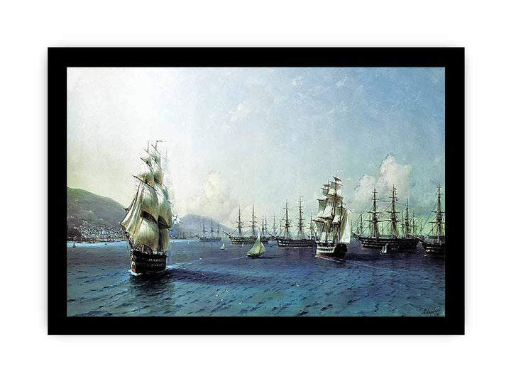 Black Sea Fleet in the Bay of Theodosia, just before the Crimean War