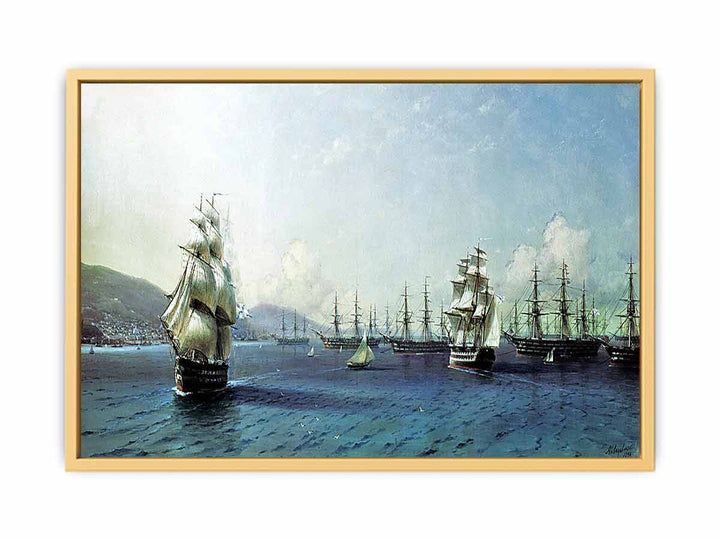 Black Sea Fleet in the Bay of Theodosia, just before the Crimean War