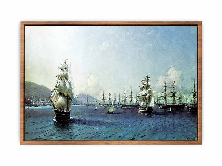 Black Sea Fleet in the Bay of Theodosia, just before the Crimean War