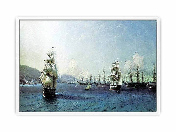 Black Sea Fleet in the Bay of Theodosia, just before the Crimean War