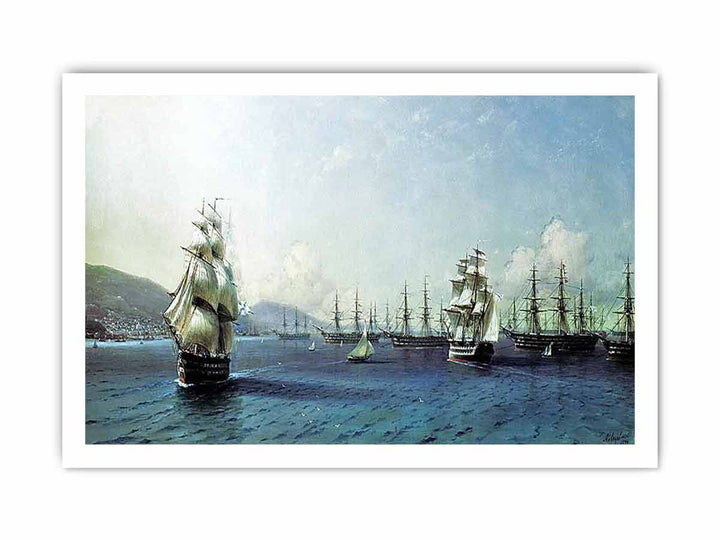 Black Sea Fleet in the Bay of Theodosia, just before the Crimean War