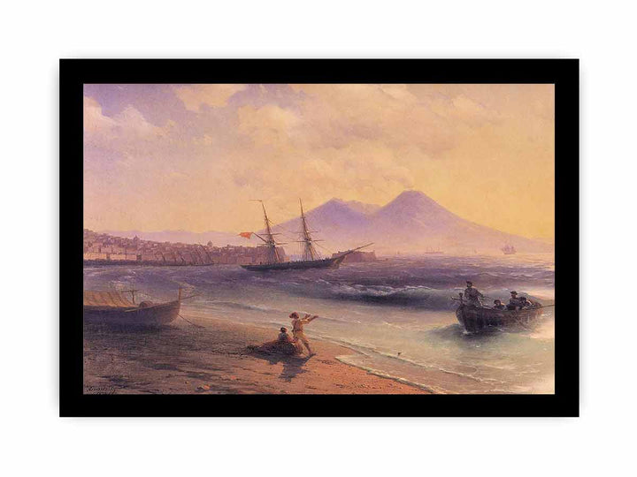 Fishermen Returning Near Naples