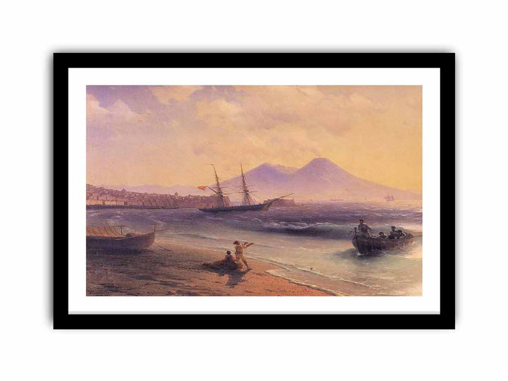 Fishermen Returning Near Naples