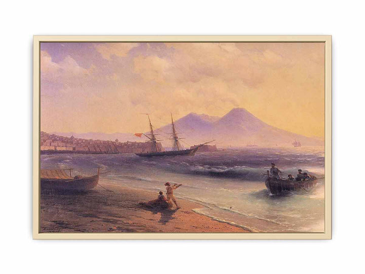 Fishermen Returning Near Naples