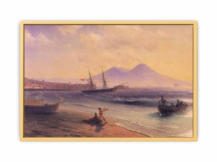 Fishermen Returning Near Naples