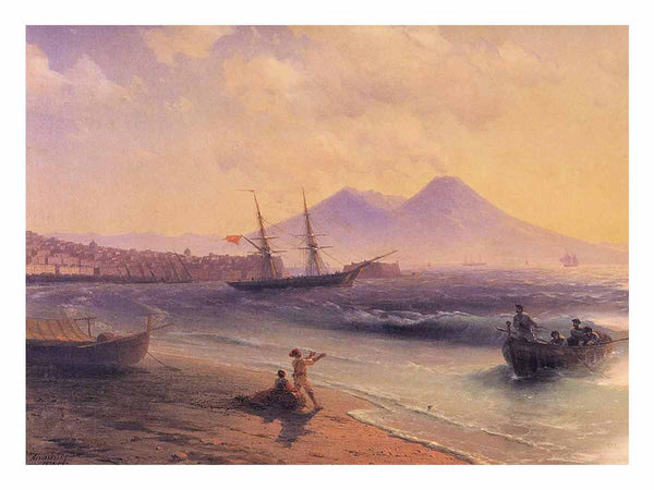Fishermen Returning Near Naples
