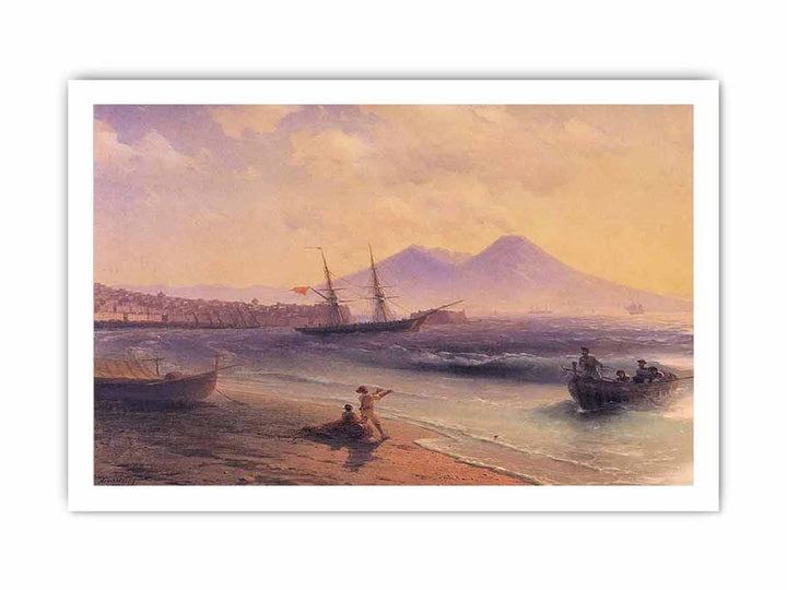 Fishermen Returning Near Naples