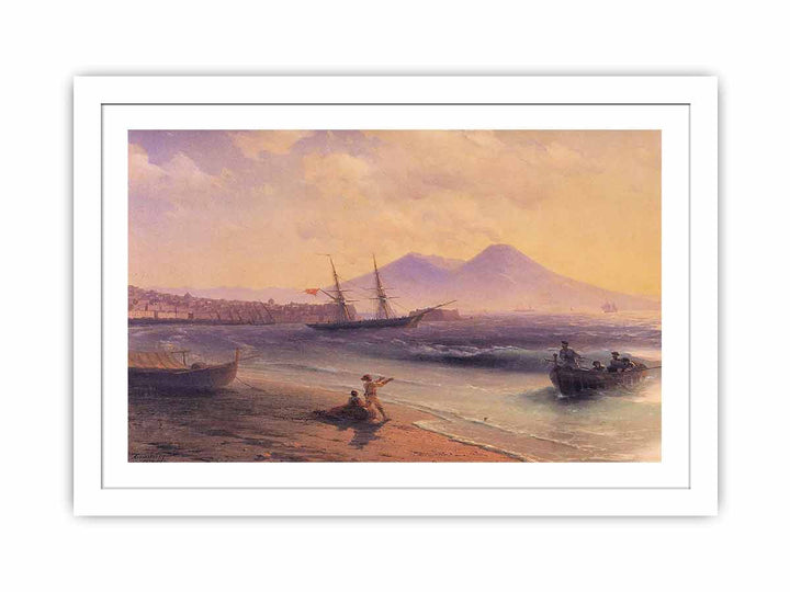 Fishermen Returning Near Naples