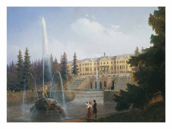 Look to the Large Cascade and Large Petergof Palace