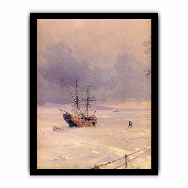 Frozen Bosphorus Under Snow (detail)