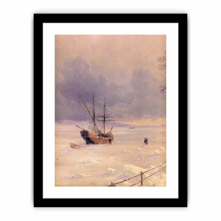 Frozen Bosphorus Under Snow (detail)