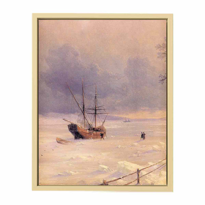 Frozen Bosphorus Under Snow (detail)