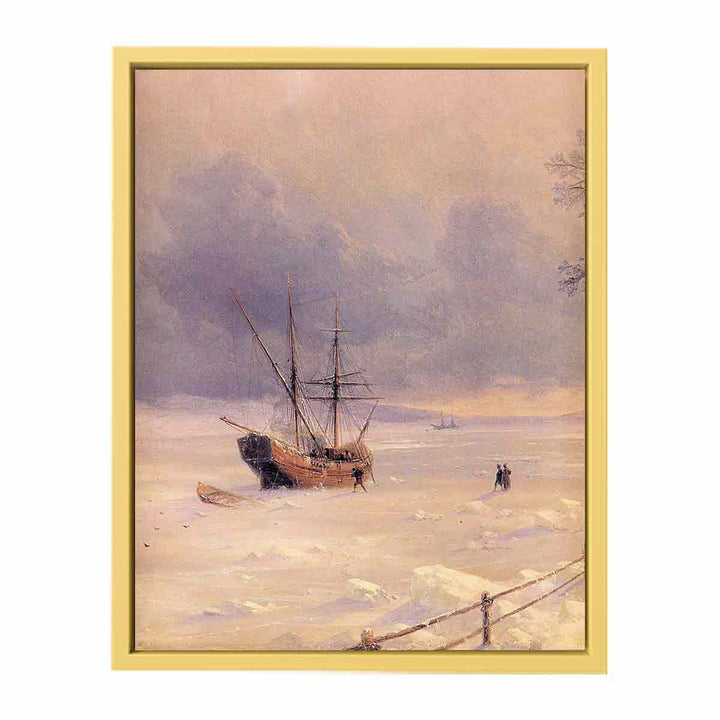 Frozen Bosphorus Under Snow (detail)