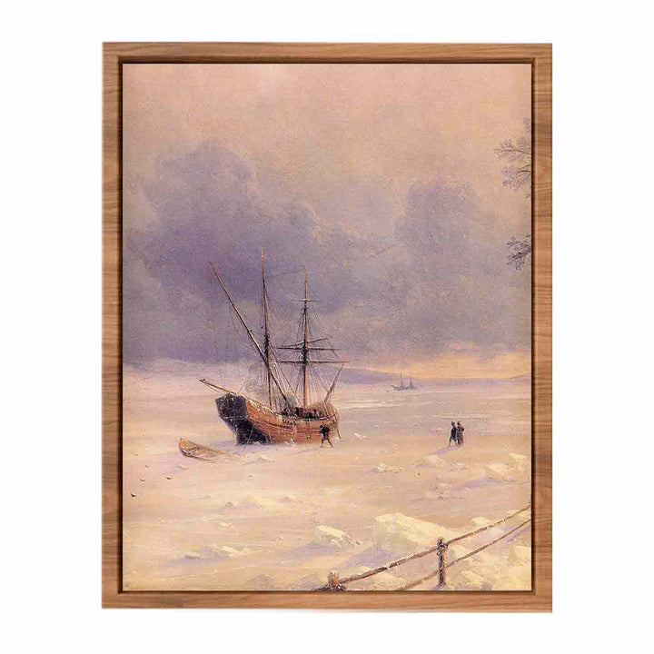 Frozen Bosphorus Under Snow (detail)