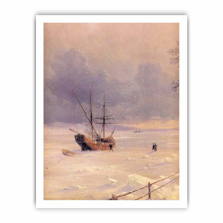 Frozen Bosphorus Under Snow (detail)