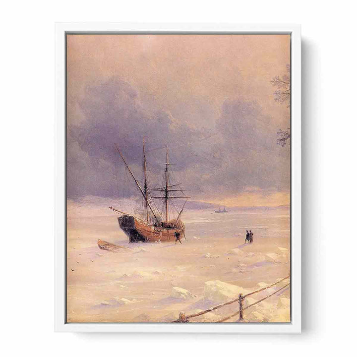 Frozen Bosphorus Under Snow (detail)