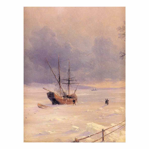 Frozen Bosphorus Under Snow (detail)