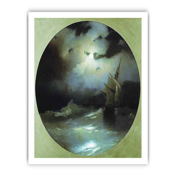 Sea on a Moonlit Night