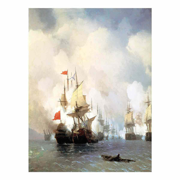 Battle of Chios on 24 June, 1770