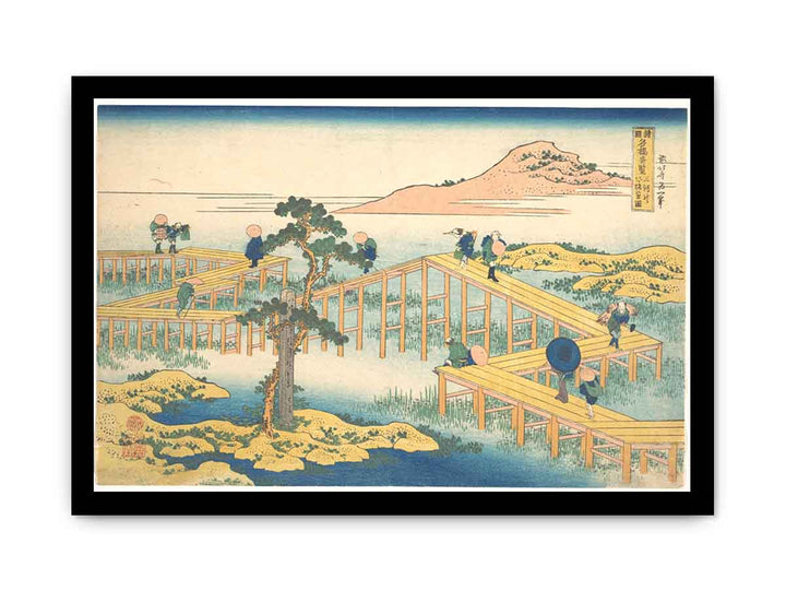 Ancient View of Yatsuhashi in Mikawa Province (Mikawa no Yatsuhashi no kozu)