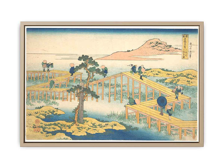 Ancient View of Yatsuhashi in Mikawa Province (Mikawa no Yatsuhashi no kozu)