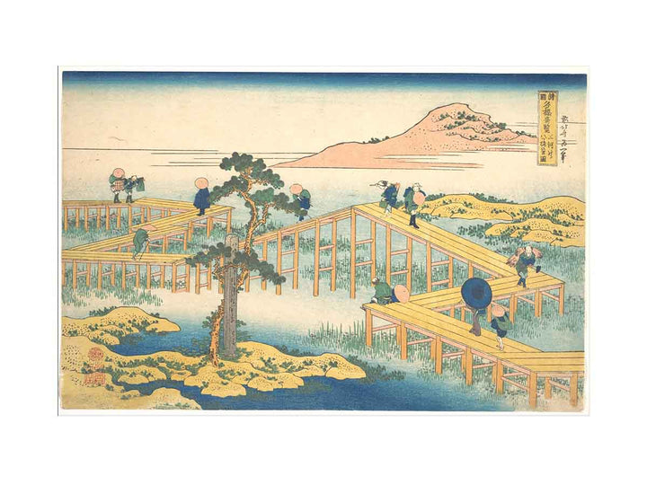 Ancient View of Yatsuhashi in Mikawa Province (Mikawa no Yatsuhashi no kozu)