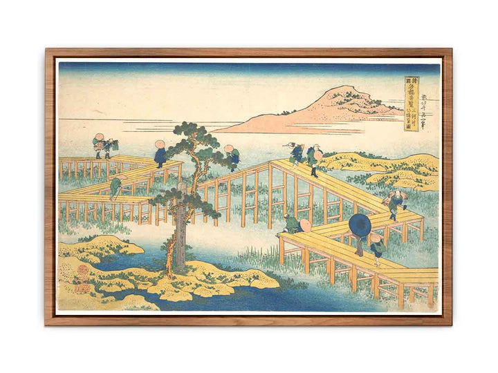 Ancient View of Yatsuhashi in Mikawa Province (Mikawa no Yatsuhashi no kozu)