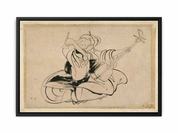 Seated Woman with Shamisen