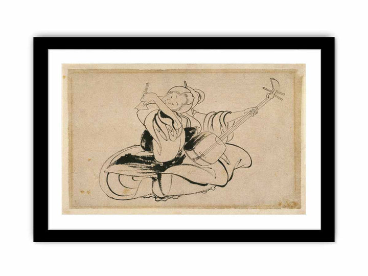 Seated Woman with Shamisen